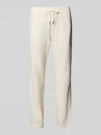 Spodnie męskie - Spodnie materiałowe o luźnym kroju z mieszanki lnu model ‘HARLEM’ - miniaturka - grafika 1