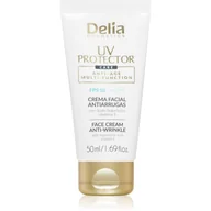 Kremy do twarzy - Delia Cosmetics UV Protector krem przeciw zmarszczkom SPF 50 50 ml - miniaturka - grafika 1