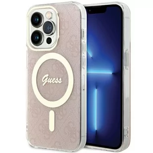 Etui Guess GUHMP15LH4STP Apple iPhone 15 Pro hardcase IML 4G MagSafe różowy/pink - Etui i futerały do telefonów Etui Guess GUHMP15LH4STP Apple iPhone 15 Pro hardcase IML 4G MagSafe różowy/pink - Etui i futerały do telefonów - miniaturka - grafika 1