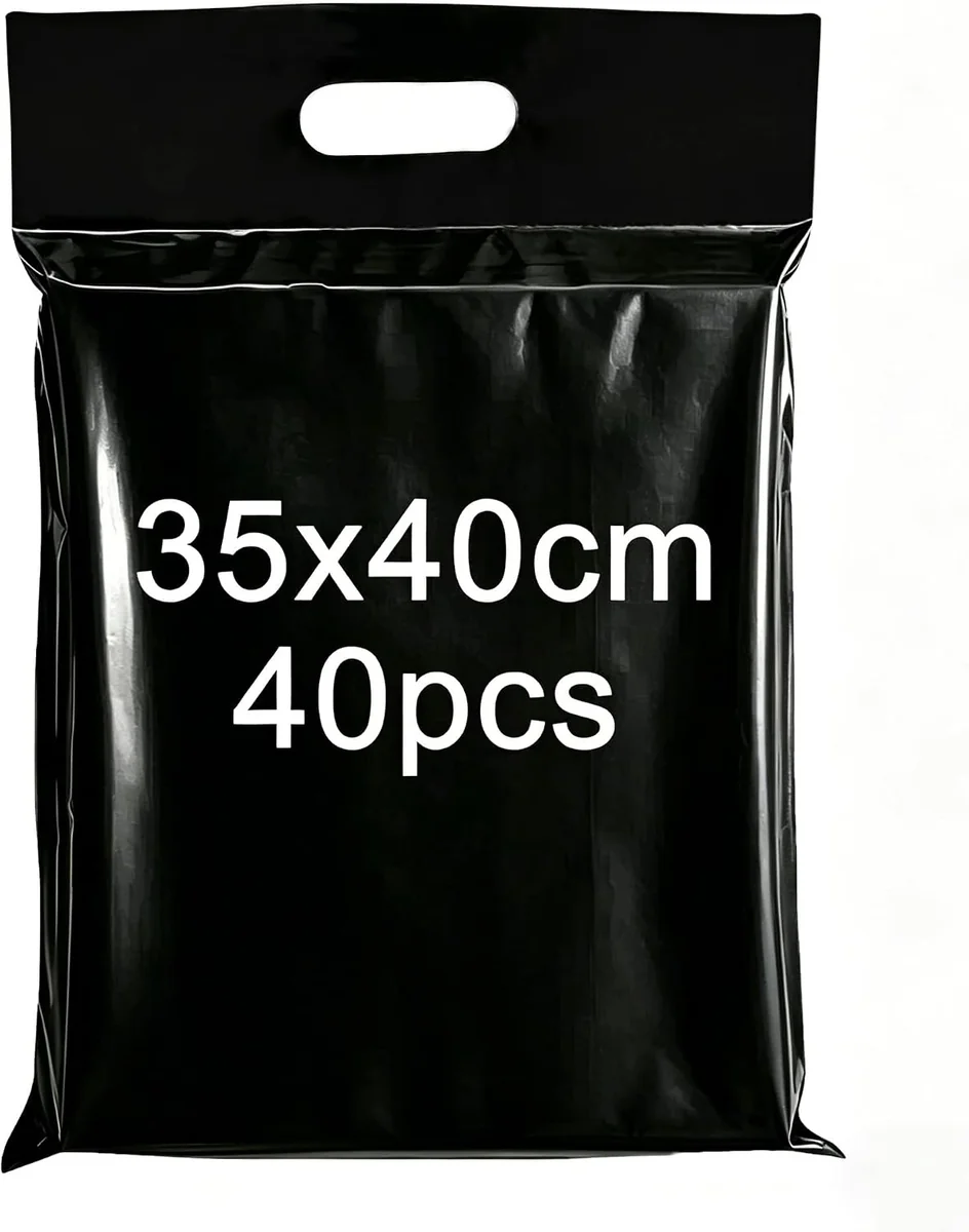 KOPERTY 35X40CM CZARNE WYSYŁKOWE WODOSZCZELNE 40 SZTUK MOCNE