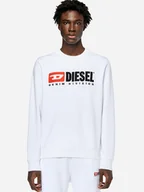 Bluzy męskie - Bluza Diesel S-GIRK-N80 A008090IAJH100 M (4US) Biała (8059010118443) - miniaturka - grafika 1