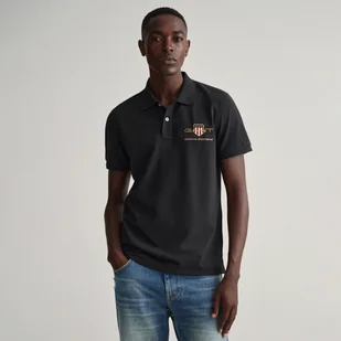 ARCHIVE SHIELD SS PIQUE - Koszulki męskie - miniaturka - grafika 1