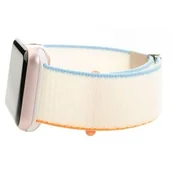 Akcesoria do smartwatchy - Pasek LUNA do Apple Watch 3/4/5/6/7/8/SE (42/44/45mm) A00070 Kremowy - miniaturka - grafika 1