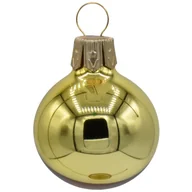 Bombki - Bombka szklana złota 3 cm 20 sztuk złoty - miniaturka - grafika 1