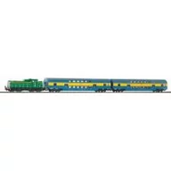 Kolejki i akcesoria - Piko Zestaw startowy SM42 z wagonami piętrowymi 97934 - miniaturka - grafika 1