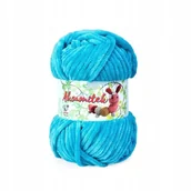 Pasmanteria - Włóczka Aksamitek Opus kolor TURKUSOWY 45 - miniaturka - grafika 1