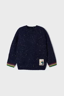 Swetry dla chłopców - Mayoral sweter dziecięcy kolor granatowy - grafika 1