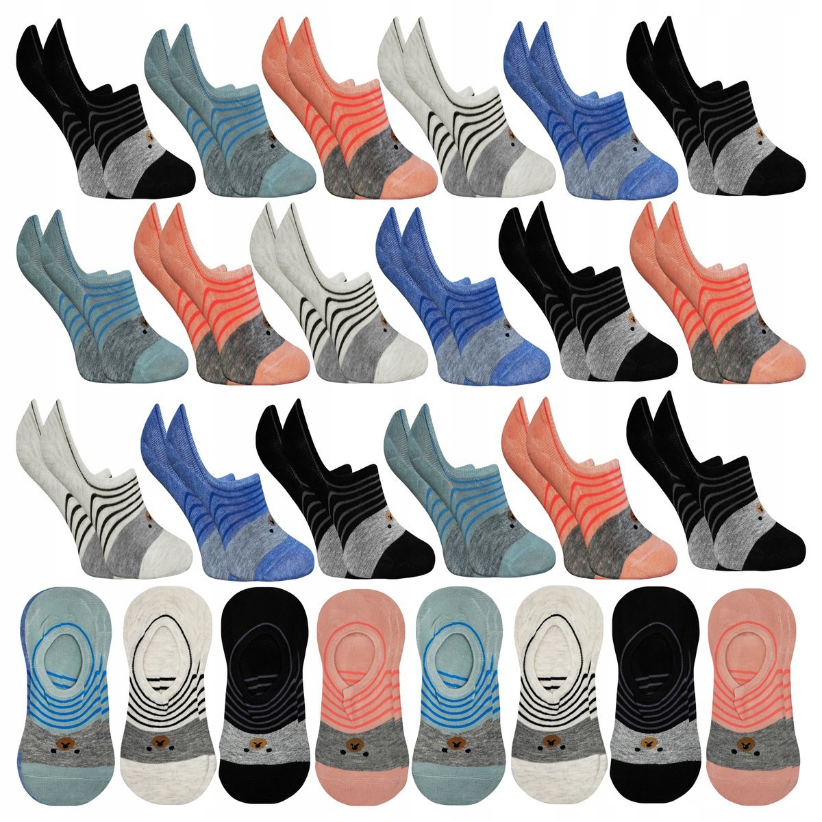 Mikrostopki Kasawi bez wzoru rozmiar 35-38