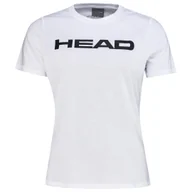 Koszulki sportowe damskie - Koszulka damska Head Club Basic T-Shirt Women White L - miniaturka - grafika 1