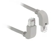 Kable miedziane - DeLOCK 85871 kabel sieciowy Szary 1 m Cat6a S/FTP (S-STP) - miniaturka - grafika 1