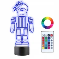 Lampy stojące - Lampka Nocna 3D Led ROBLOX POSTAĆ GRA - miniaturka - grafika 1