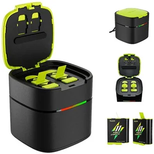 Szybka ładowarka z dwoma akumulatorami do kamer GoPro 11, 10, 9 Black - Akcesoria do kamer sportowych - miniaturka - grafika 1
