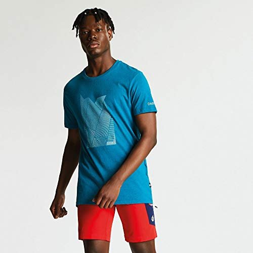Dare 2b Tee T - styl życia T-shirt dla mężczyzn 100% bawełna proces, mężczyźni, DMT468 65 x 90, głębokość oceanu, XXL