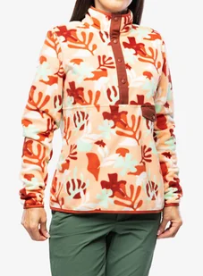 Bluza polarowa damska Helly Hansen Maridalen Fleece - terracotta icon print - Bluzy sportowe damskie - miniaturka - grafika 1