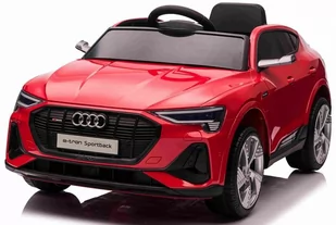 Pojazd Audi E-Tron Sportback Czerwony - Pojazdy elektryczne dla dzieci - miniaturka - grafika 1
