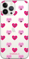 Etui i futerały do telefonów - Etui do Apple IPHONE 14 PRO Serduszka 006 Babaco Nadruk częściowy Przeźroczysty - miniaturka - grafika 1