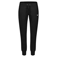Spodnie damskie - Erima Damskie spodnie dresowe ze ściągaczami, czarne, długie, czarny 210211 - miniaturka - grafika 1