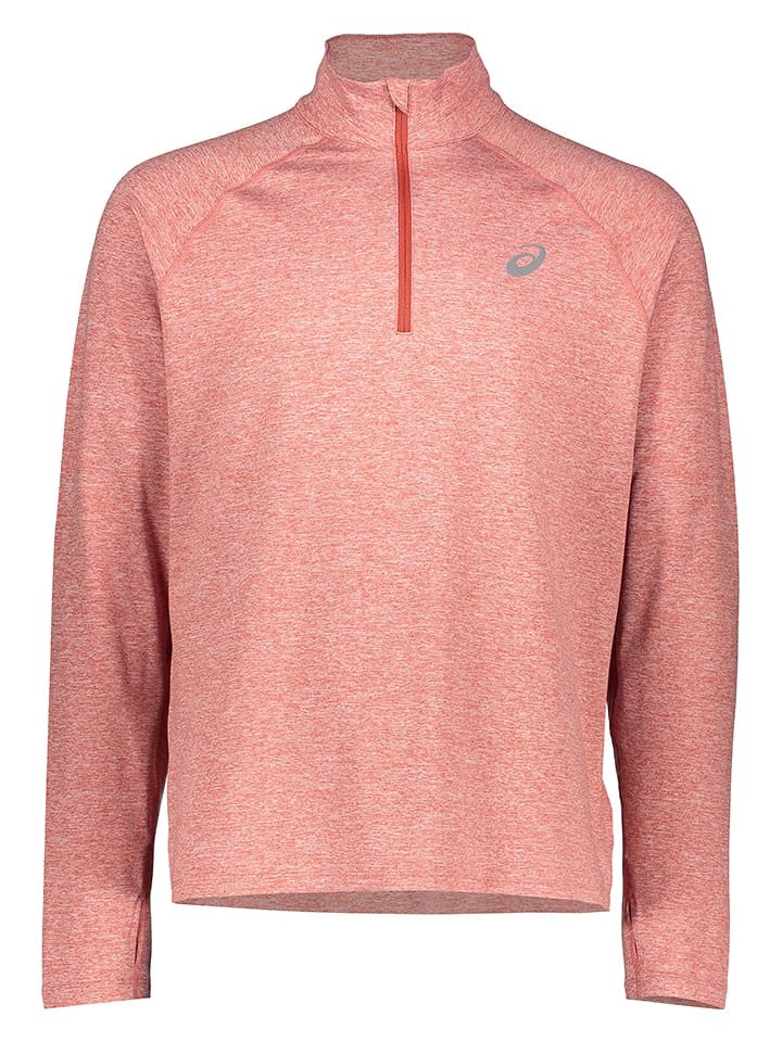 asics Koszulka w kolorze łososiowym do biegania