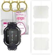 Akcesoria do smartwatchy - 3x Folia hydrożelowa MATOWA do Garett Kids Neon 4G - apgo Smartwatch Hydrogel MATTE Protection Ochrona na ekran smartwatcha - miniaturka - grafika 1