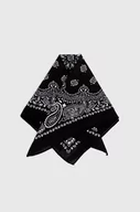 Apaszki i szaliki damskie - Medicine bandana bawełniana damska kolor czarny wzorzysta - miniaturka - grafika 1