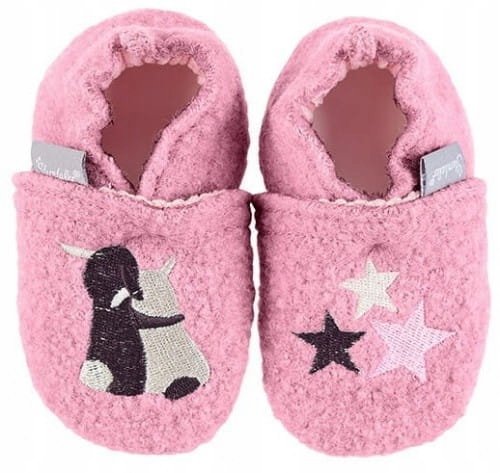 kapcie niemowlęce Sterntaler na zimę różowe [rozmiar stopy: 21/22]