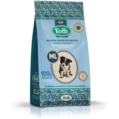 Karma dla psa FOLK Junior M/L Delikatny posiłek dla malucha ze słodkowodnymi rybami 10 kg