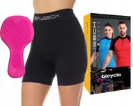 Spodenki rowerowe - Spodenki Rowerowe bokserki Damskie niewidoczna wkładka rowerowa Brubeck - miniaturka - grafika 1