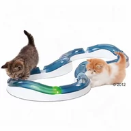 Zabawki dla kotów - Catit Design Senses Super Roller, szyna do zabawy - Fireball, pomarańczowa piłka - miniaturka - grafika 1