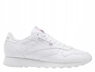 Buty sportowe męskie - Buty męskie Reebok Classic Leather białe skóra 100008492 43 - miniaturka - grafika 1