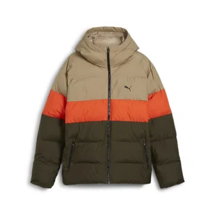 Męska kurtka ocieplana PUMA Dark Olive Green - Kurtki i kamizelki sportowe męskie - miniaturka - grafika 1