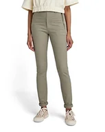 Spodnie damskie - G-STAR RAW Damskie spodnie Weld High Skinny Chino Wmn, zielony (Shamrock Gd D121-b681), 27W / 30L - miniaturka - grafika 1