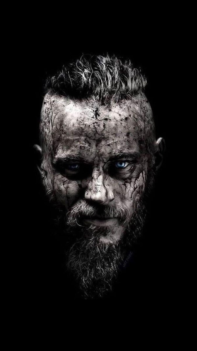PODKŁADKA POD MYSZ Nadruk 22x18 cm Wikingowie Ragnar Lothbrok Tekst Prezent