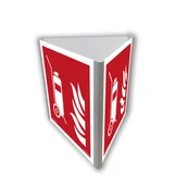 Systemy ekspozycyjne i znaki informacyjne - BF809 GAŚNICA PRZEWOŹNA (3D DOŚCIENNY), PS - PŁYTA PCV 1MM FOTOLUMINESCENCYJNA; (350X350MM) - miniaturka - grafika 1