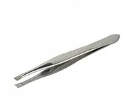 Sztuczne rzęsy i akcesoria - Pęseta Penseta Pinceta Do Rzęs Stalowa Skośna - miniaturka - grafika 1