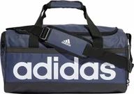 Torby sportowe - Adidas Torba sportowa Essentials Linear Duffel S granatowa HR5353 - miniaturka - grafika 1