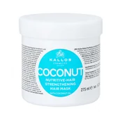 Maski do włosów - KALLOS KJMN COCONUT Odżywcza maska do włosów osłabionych 275 ml - miniaturka - grafika 1