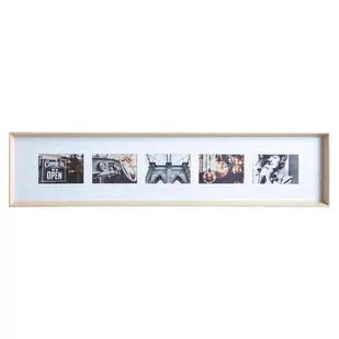 Ramka na 5 zdjęć AXEL, 22 x 97 cm, beżowa - Ramki na zdjęcia - miniaturka - grafika 1