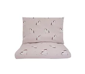 Pościel - EKO - Bawełniana pościel muślinowa do łóżeczka UNICORN 2-częściowa - miniaturka - grafika 1