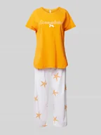 Bielizna nocna - Piżama z wyhaftowanym napisem model ‘Sommerliebe’ - miniaturka - grafika 1