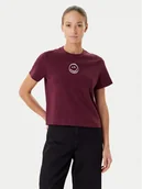 Koszulki i topy damskie - Vero Moda T-Shirt Sara 10311633 Fioletowy Regular Fit - miniaturka - grafika 1