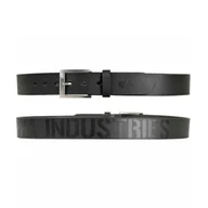 Odzież taktyczna i umundurowanie - Pasek skórzany Alpha Industries Embossed Belt 168931 03 - Czarny M - miniaturka - grafika 1
