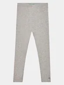 Legginsy - United Colors Of Benetton Legginsy 3MT1CF02G Szary Slim Fit - miniaturka - grafika 1