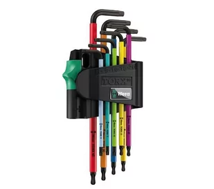 Wera Zestaw kluczy imbusowych 9 szt 967 SPKL/9 Multicolour TORX TORX BO 05024335001 - Zestawy narzędziowe - miniaturka - grafika 1