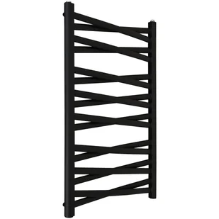 REGNIS Grzejnik ŁEZKA 3DX 91x54 cm Czarny 446W Roz 50cm 10 Bar - Grzejniki łazienkowe - miniaturka - grafika 1