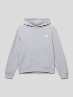 Bluzy dla chłopców - Bluza z kapturem o kroju oversized z wyhaftowanym logo - miniaturka - grafika 1