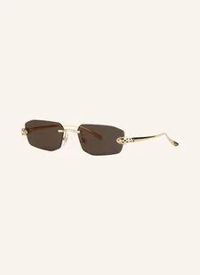 Cartier Okulary Przeciwsłoneczne 6L001735 gold - Okulary przeciwsłoneczne - miniaturka - grafika 1