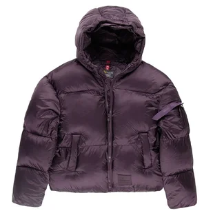 Kurtka Alpha Industries Cloud Puffer Bomber 148006719 - fioletowa - Kurtki i kamizelki sportowe damskie - miniaturka - grafika 1