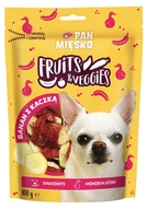 Przysmaki dla psów - PAN MIĘSKO PIES Przysmak Fruits and Veggies Banan z kaczką 100g - miniaturka - grafika 1