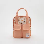 Plecaki - Reserved - Plecak w kwiaty - Pomarańczowy - miniaturka - grafika 1