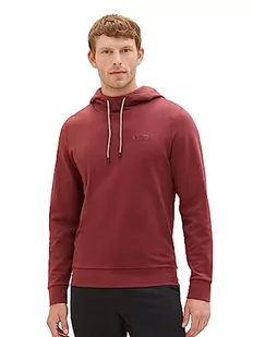 TOM TAILOR Bluza męska, 32220 – Burned Bordeaux Red, 3XL - Bluzy męskie - miniaturka - grafika 1